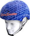 Space Scooter Helm Blauw