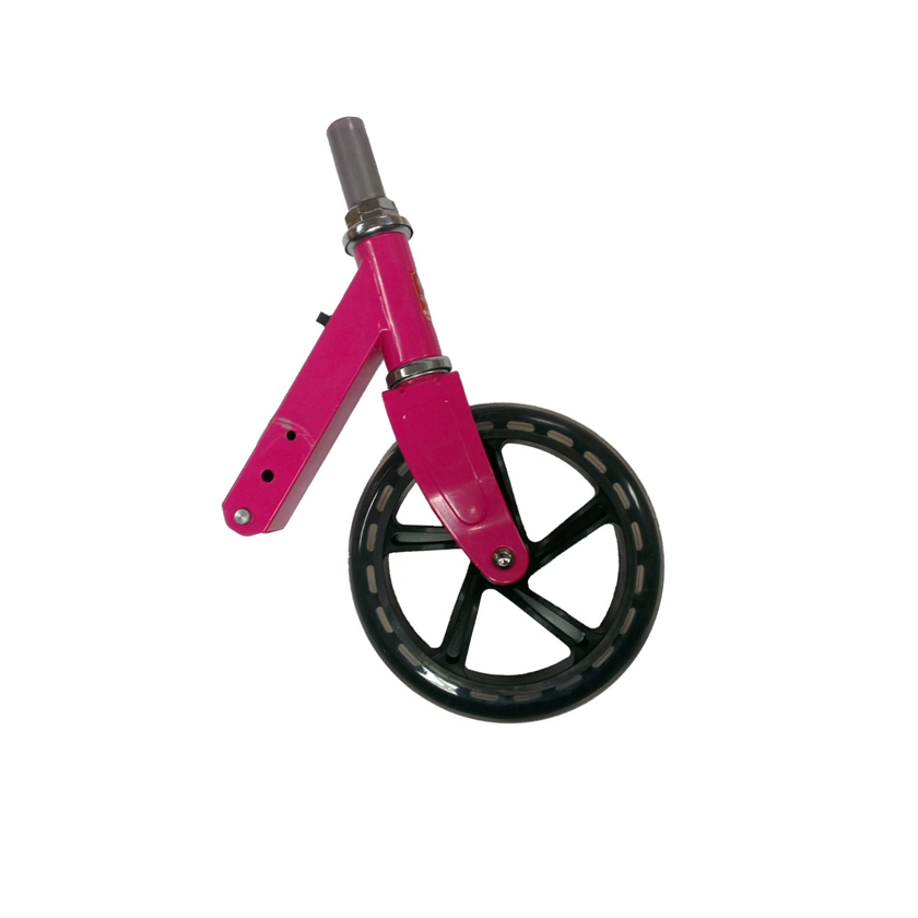 Space Scooter (x580) - Front fork with steering head (pink, old model) incl. Front wheel