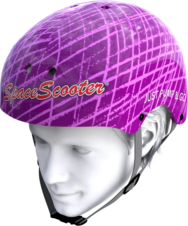 Space Scooter Helmet Pink