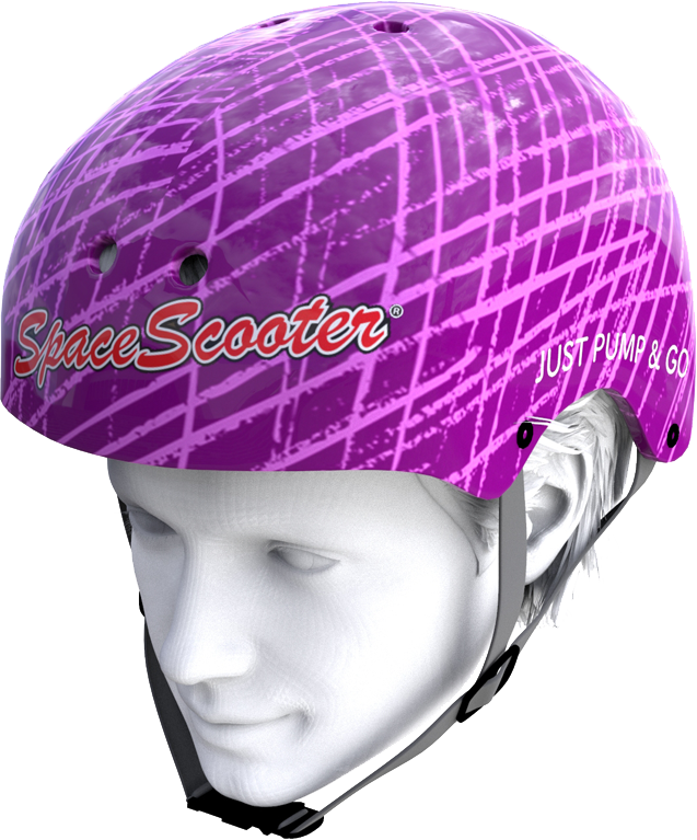 Casque Space Scooter Rose